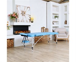 Массажный стол DFC NIRVANA, Elegant LUXE, 186х70х4 см, алюм. ножки, цвет св.голубой (Lt.Blue),  TS2010_Bu  /186х70х84 см - фото 133278