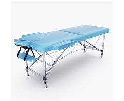 Массажный стол DFC NIRVANA, Elegant LUXE, 186х70х4 см, алюм. ножки, цвет св.голубой (Lt.Blue),  TS2010_Bu  /186х70х84 см - фото 133290