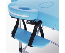 Массажный стол DFC NIRVANA, Elegant LUXE, 186х70х4 см, алюм. ножки, цвет св.голубой (Lt.Blue),  TS2010_Bu  /186х70х84 см - фото 133294