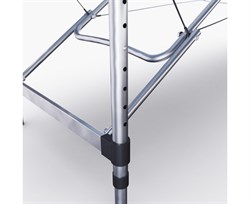 Массажный стол DFC NIRVANA, Elegant LUXE, 186х70х4 см, алюм. ножки, цвет св.голубой (Lt.Blue),  TS2010_Bu  /186х70х84 см - фото 133295