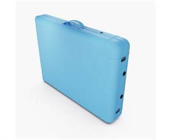 Массажный стол DFC NIRVANA, Elegant LUXE, 186х70х4 см, алюм. ножки, цвет св.голубой (Lt.Blue),  TS2010_Bu  /186х70х84 см - фото 133297