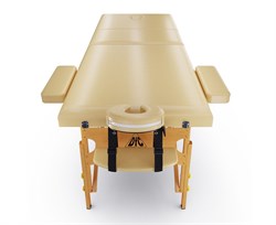 Массажный стол DFC NIRVANA, Relax Pro , дерев. ножки, цвет бежевый (Beige) TS3021_B2 / 219х91х84 см - фото 133357