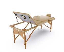 Массажный стол DFC NIRVANA, Relax Pro , дерев. ножки, цвет бежевый (Beige) TS3021_B2 / 219х91х84 см - фото 133369