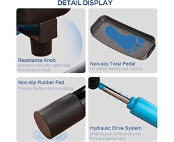 Министеппер с поручнем DFC SOOZIER A90-279V01 поворотный - фото 133500