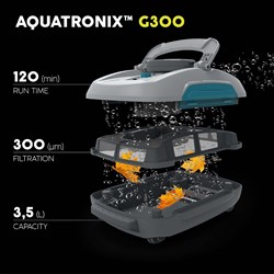Bestway 58942 / Беспроводной робот-пылесос Bestway 2-в-1 для дна и поверхности воды "AquaTronix Pro G300" - фото 133612