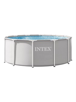 Intex 26718 / Каркасный бассейн Prism Frame /366x122 см + фильтр, лестница - фото 133694
