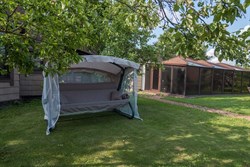 Качели садовые Империя антрацид-антрацид (труба 63,5мм) (257х145х185) / Цвет 626 - фото 133790