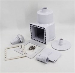 Морозоустойчивый бассейн Лагуна 2,5 х 1,25м- коричневый, пленка мрамор 0/4 мм / +скиммер - фото 133946