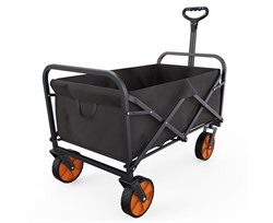 Тележка для кемпинга, дачи и сада DFC с оранжевыми колесами, до 125 кг SQ-WT01 - фото 133985