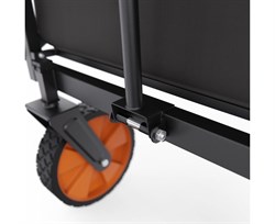 Тележка для кемпинга, дачи и сада DFC с оранжевыми колесами, до 125 кг SQ-WT01 - фото 133991