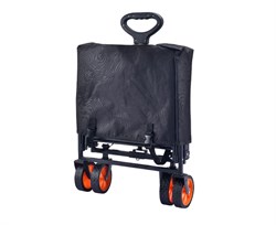 Тележка для кемпинга, дачи и сада DFC с оранжевыми колесами, до 125 кг SQ-WT01 - фото 133993