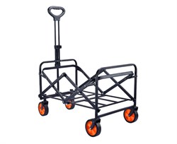 Тележка для кемпинга, дачи и сада DFC с оранжевыми колесами, до 125 кг SQ-WT01 - фото 133994