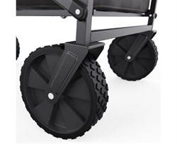 Тележка для кемпинга, дачи и сада DFC с черными колесами, до 125 кг SQ-WT02 - фото 134081