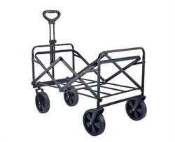 Тележка для кемпинга, дачи и сада DFC с черными колесами, до 125 кг SQ-WT02 - фото 134083