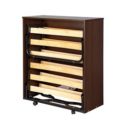 Раскладушка с матрасом кровать-тумба Карина / ВЕНГЕ - фото 134301