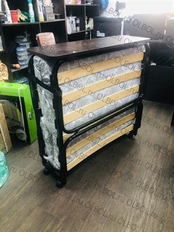 Раскладушка с матрасом / кровать-тумба Матильда Комфорт 900 КМ ВЕНГЕ - фото 134529