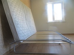 Раскладушка премиум класса двуспальная с матрасом + изголовье / 200х130 см / МОНТЕВИЛЬ - фото 134579