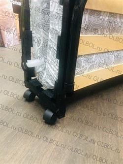 Раскладушка с матрасом / кровать-тумба Матильда Комфорт 900 КМ ОРЕХ - фото 134630