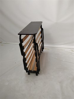 Раскладушка с матрасом / кровать-тумба Матильда Комфорт 900 КМ ОРЕХ - фото 134635