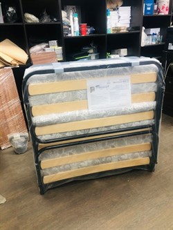 Раскладушка с матрасом / кровать-тумба Матильда Комфорт 900 КМ ДУБ - фото 134658