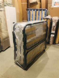 Раскладушка с матрасом / кровать-тумба Матильда Комфорт 900 КМ ДУБ - фото 134659