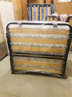 Раскладушка с матрасом / кровать-тумба Матильда Комфорт 900 КМ ДУБ - фото 134660