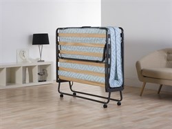 Двуспальная раскладушка с матрасом Симона ПРЕМИУМ с метал.  колесами (190х120х35,7) - фото 134680