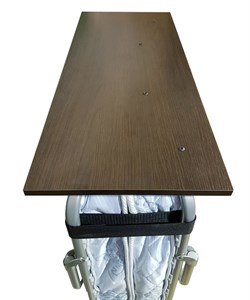 Изголовье для раскладушек Duzem цвет ОРЕХ / 130 СМ - фото 134772