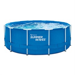 Каркасный бассейн Laguna Vista / 366х132см / P20-1252-B +фильт насос, лестница, тент, подстилка, набор для чистки, скиммер - фото 135131