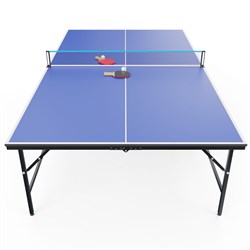 Теннисный стол DFC RQ24002, размер по стандарту ITTF 274 x 152, с сеткой и ракетками - фото 135235