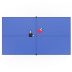 Теннисный стол DFC RQ24002, размер по стандарту ITTF 274 x 152, с сеткой и ракетками - фото 135237