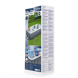 Bestway 56722 / Прямоугольный каркасный бассейн  412х201х122 см + фильтр-насос, лестница - фото 135374