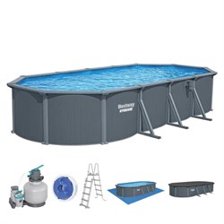 BestWay 561CW Бассейн со стальными стенками Hydrium 730х360x130см - фото 135416