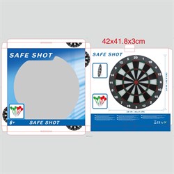 Дартс DFC BASEBOARD, 6 дротиков DARDBE20 - фото 135919
