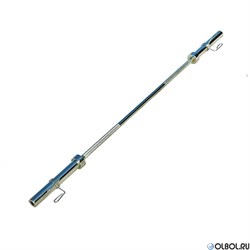 Гриф прямой 86"/2200см д50, замок-пружина, нагрузка 250кг, диам.стержня 25мм OB86-50/25 - фото 136514