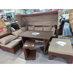Комплект мебели с диваном AFM-320B-T320 Brown - фото 138528