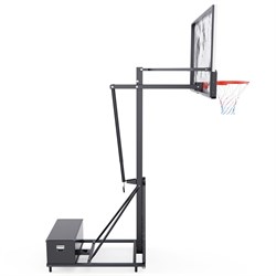 Баскетбольная мобильная стойка DFC STAND60G/стекло - фото 138612