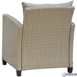 Плетеный комплект мебели с диваном из искусственного ротанга AFM-804B Beige - фото 138840