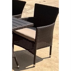 Плетеное кресло AM-196B Brown - фото 138909