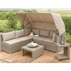 Диван-трансформер из искусственного ротанга AFM-320 Beige - фото 139155