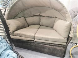Диван-трансформер из искусственного ротанга AFM-325B Brown - фото 139288