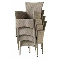Плетеное кресло AM-196 Beige - фото 139458