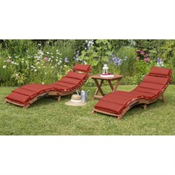 Комплект шезлонги и столик AFM-803A-T133 Beige-Terracotta (2+1) - фото 139536