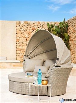 Диван-трансформер из искусственного ротанга AFM-325 Beige - фото 139823