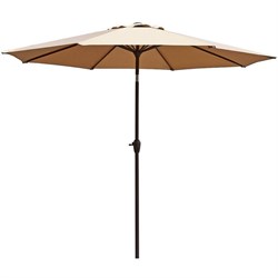 Зонт для сада AFM-270/8kR-Beige (с наклоном) - фото 139855