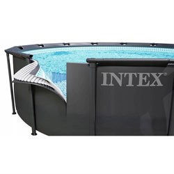 Intex 26330 NEW / Каркасный бассейн / 549х132 / Ultra XTR Frame + песочный фильтр насос 7900 л/ч, лестница, тент, подстилка - фото 140193
