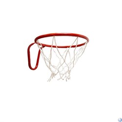 Кольцо баскетбольное с сеткой №3. D кольца - 295мм. - фото 88206