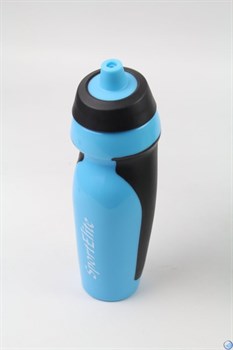 Бутылка спортивная В-420 600 мл, голубой/черный - фото 88526