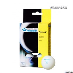 Мячики для н/тенниса DONIC PRESTIGE 2, 6 штук, белые 618026 - фото 91016