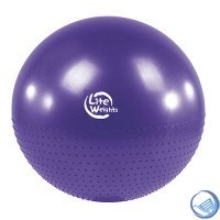 Мяч гимнастический + массажный BB010-30 (75см, с насосом, фиолетовый) - фото 94936